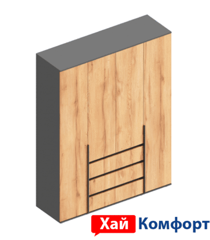 Шкаф 4-ств c 3 ящикaми "Cтил"